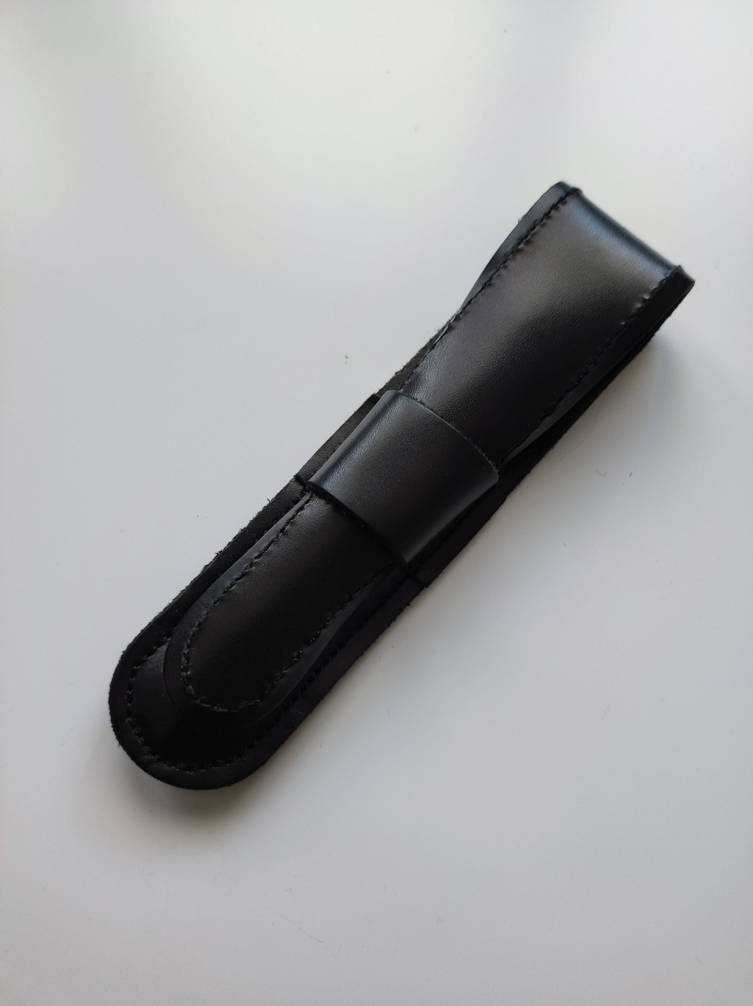 Black Leather Pen Pouch
