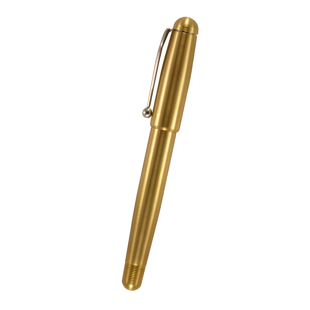 loclen classica in raw brass on a white background