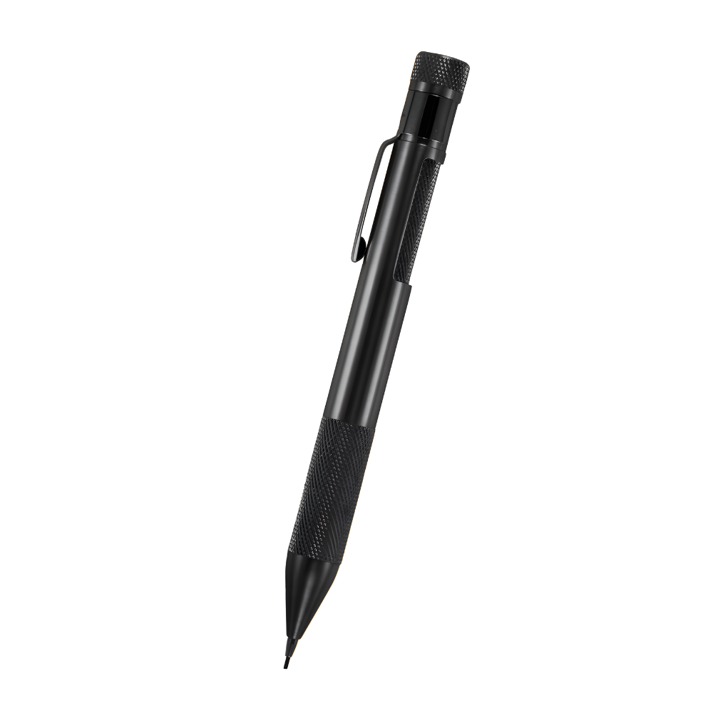 loclen v2 mechanical pencil in matte black on a white background