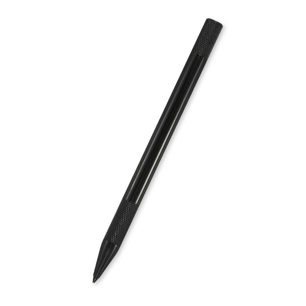 Loclen Tekno1 ballpoint pen in matte black on a white background