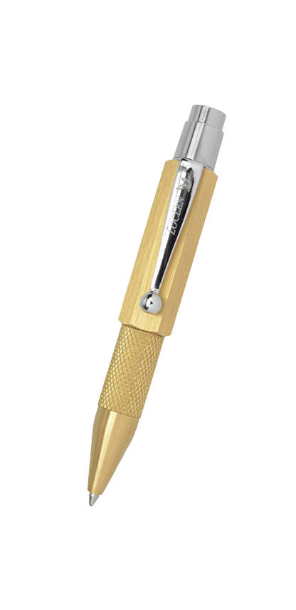 Nanetto - Brass Pocket Ballpoint Pen